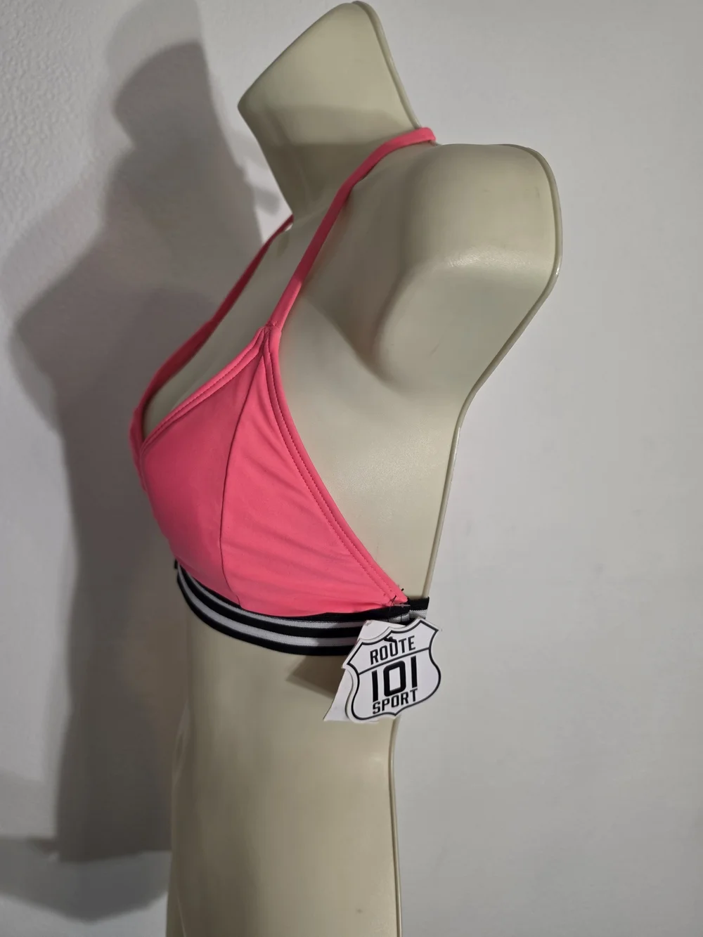 Route 101 Sport Bikini Top Neon Pink Triangle Pink Size M - Picture 6 of 16